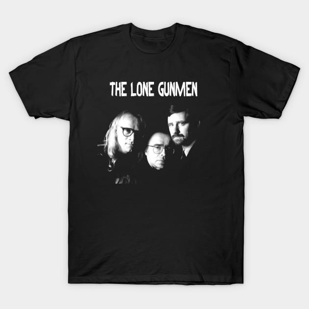 The Lone Gunmen T-Shirt by Moulezitouna